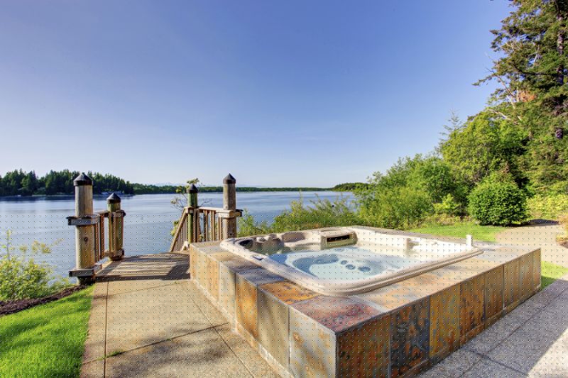 Hot Tub Patio Construction