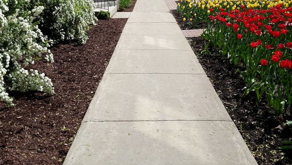 Cement Sidewalk Installation in Camas