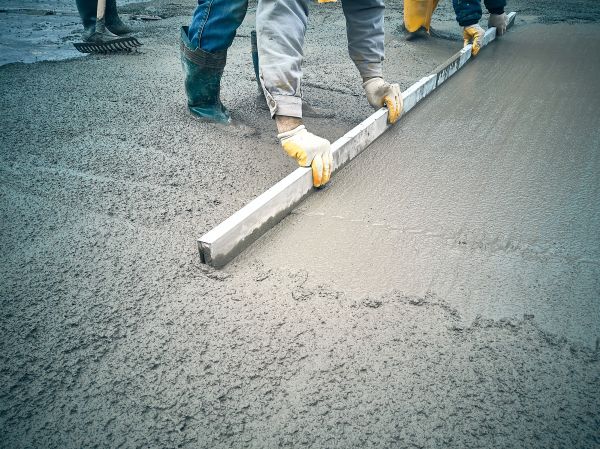 Cement Slab Installation in Camas