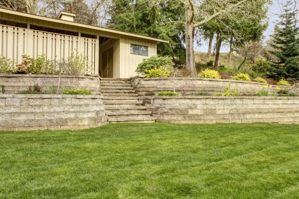 Retaining Wall Construction in Camas