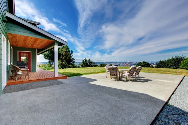 Backyard Concrete Paving in Camas