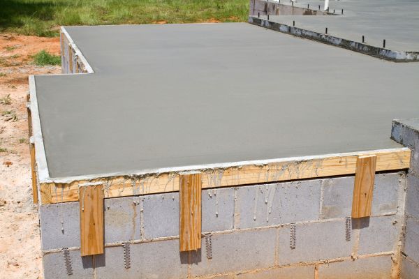Concrete Slab Installation in Camas