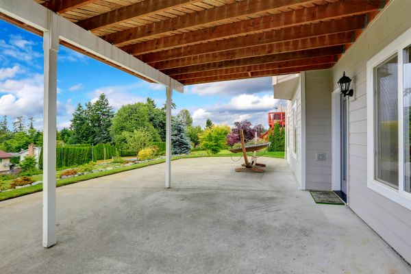 Backyard Cement Pouring in Camas
