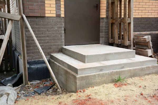 Cement Steps Construction in Camas