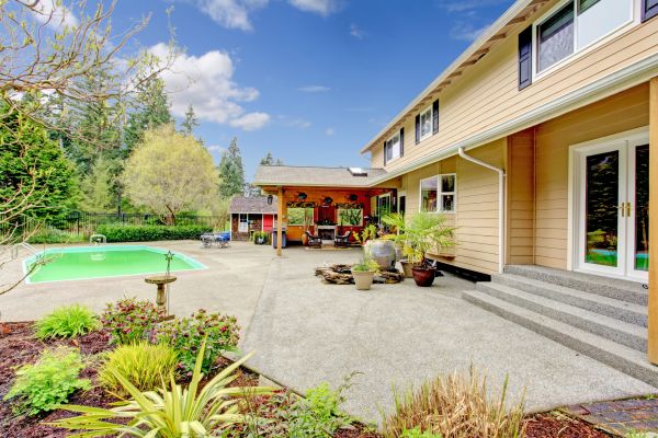Pool Area Concreting in Camas