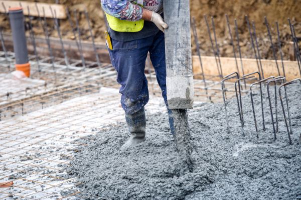 Cabin Foundation Pouring in Camas